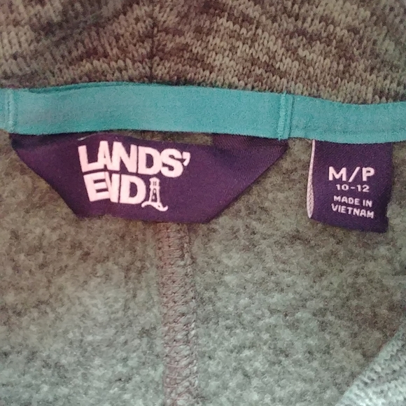 Lands End PM Cowl Neck Pullover - Picture 2 of 4